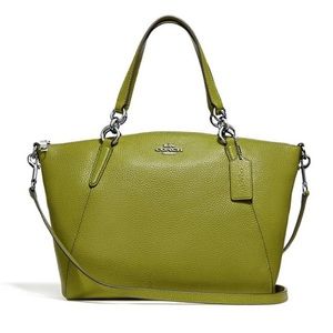 COACH Small Kelsey Satchel with Floral Interior